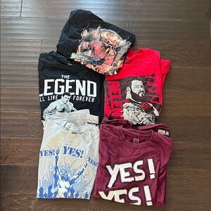 Wrestling Graphic T-Shirts - Multi-Color Pack